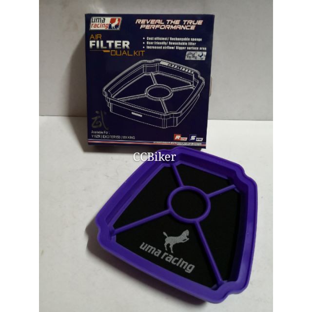 UMA RACING Air Filter Y15 Y15ZR v1 v2 / EXCITER 150/ MX KING Shopee Malaysia