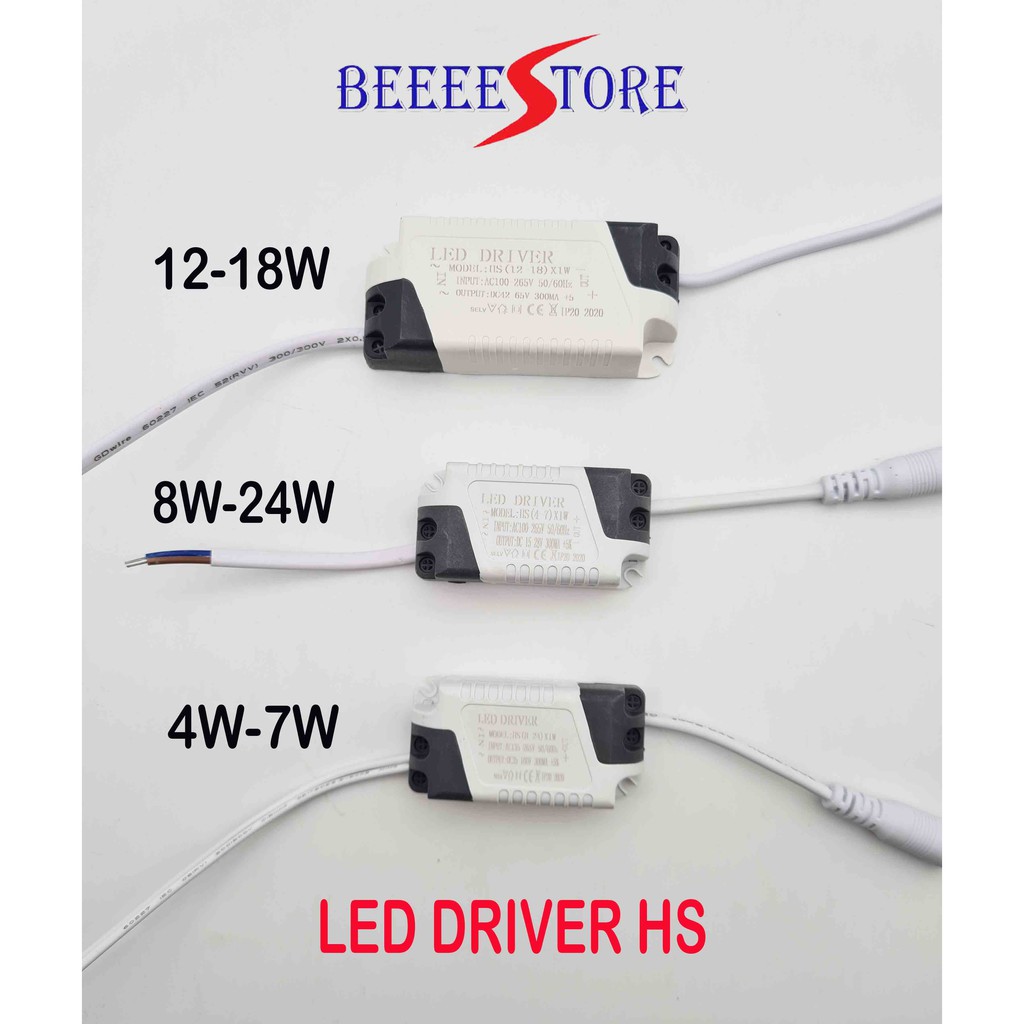 Replacement Power Supply LED LIGHT 4W7W / 8W24W / 12W18W X 1W DOWN