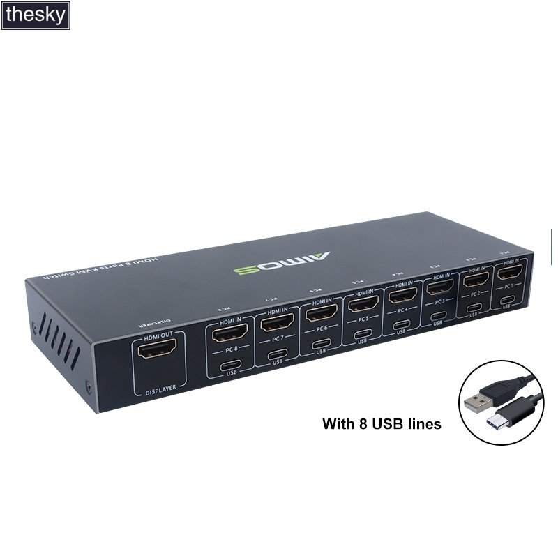 HDMI Converter 8 Ports KVM Switch Shopee Malaysia