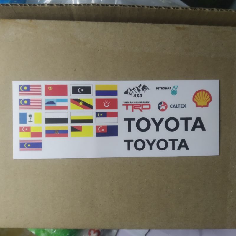 RC stickers for 1:16. Wpl c24 and others | Shopee Malaysia