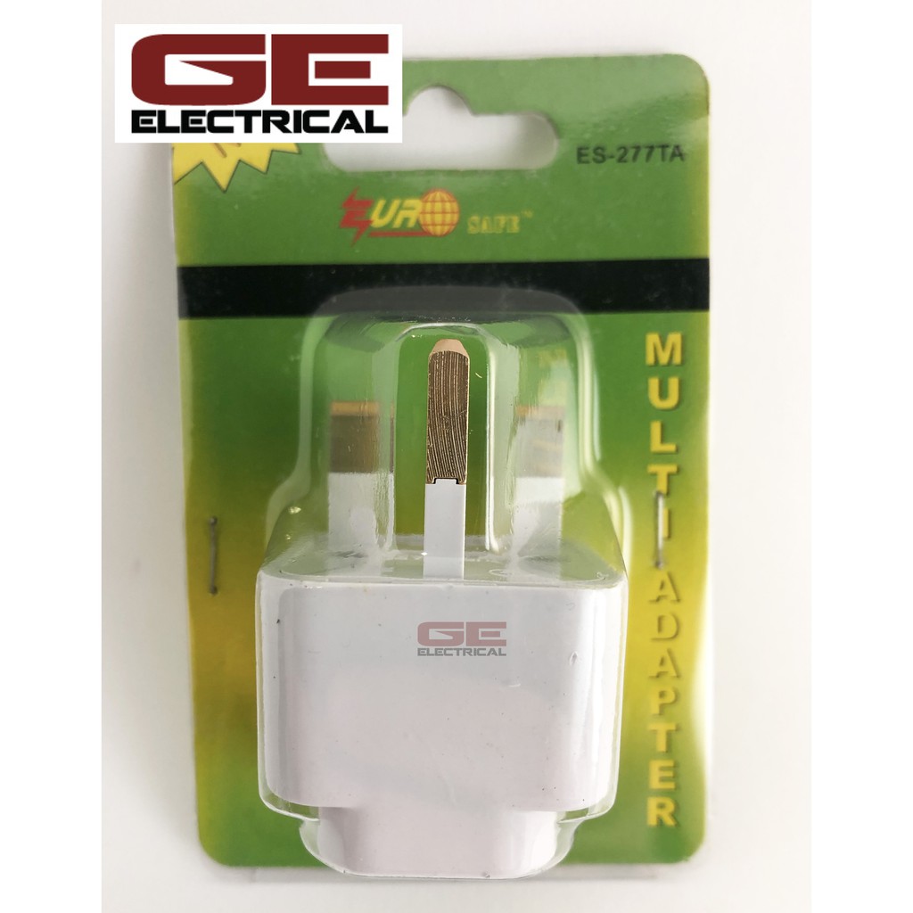 Malaysia (UK) 3 PIN Universal Power Adapter Multi Travel Electrical