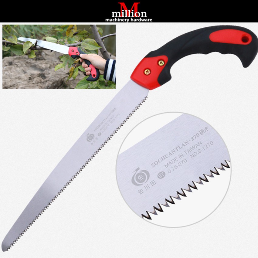 (made in Taiwan) Gergaji Pokok ZuoChuanTian 270mm Garden Tree Pruning Saw Tree Cutting Saw Tree