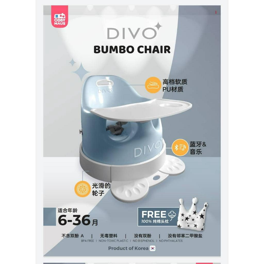 Divo Bumbo Chair Bluetooth Music Ready Suitable for 6 36Months