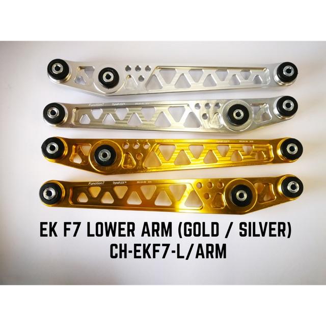 Honda Civic EK SO4 Function 7 F7 Aluminium Lower Arm & EK Subframe Tie Bar Beaks Bar Function7