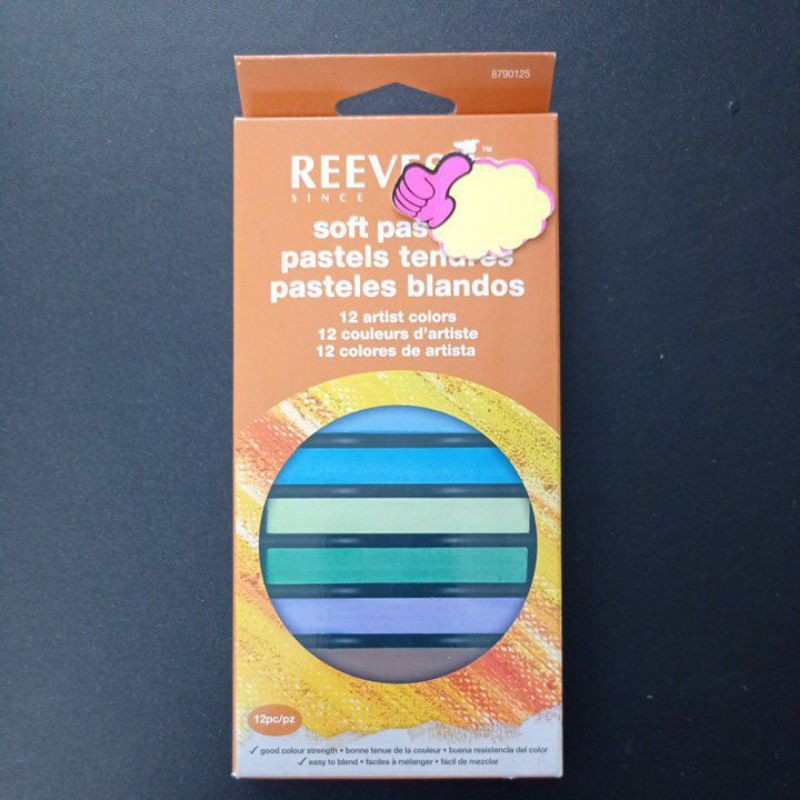 REEVES 12 ARTIST COLOUR SOFT PASTEL | Shopee Malaysia