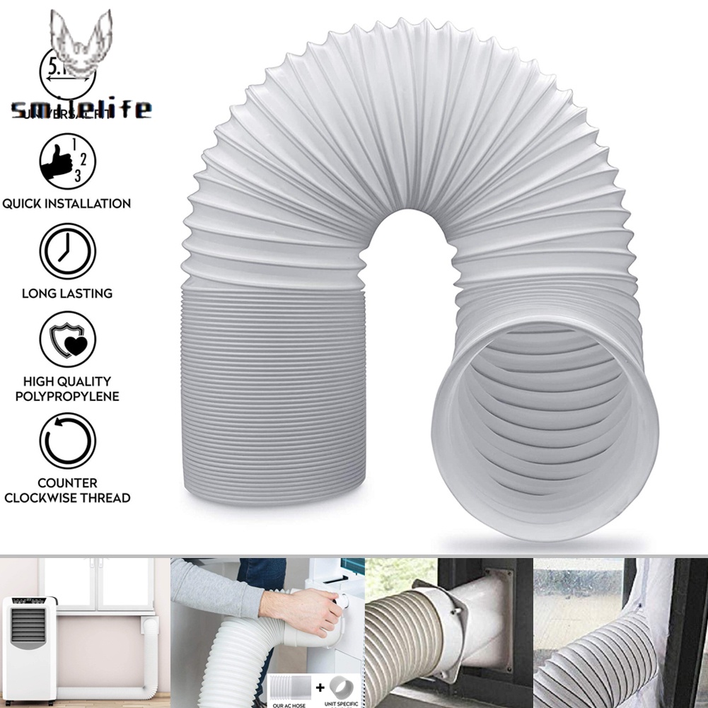 Air Conditioner Portable Exhaust Hose Universal Flexible Room ...