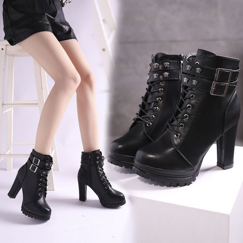 10cm heel outlet boots