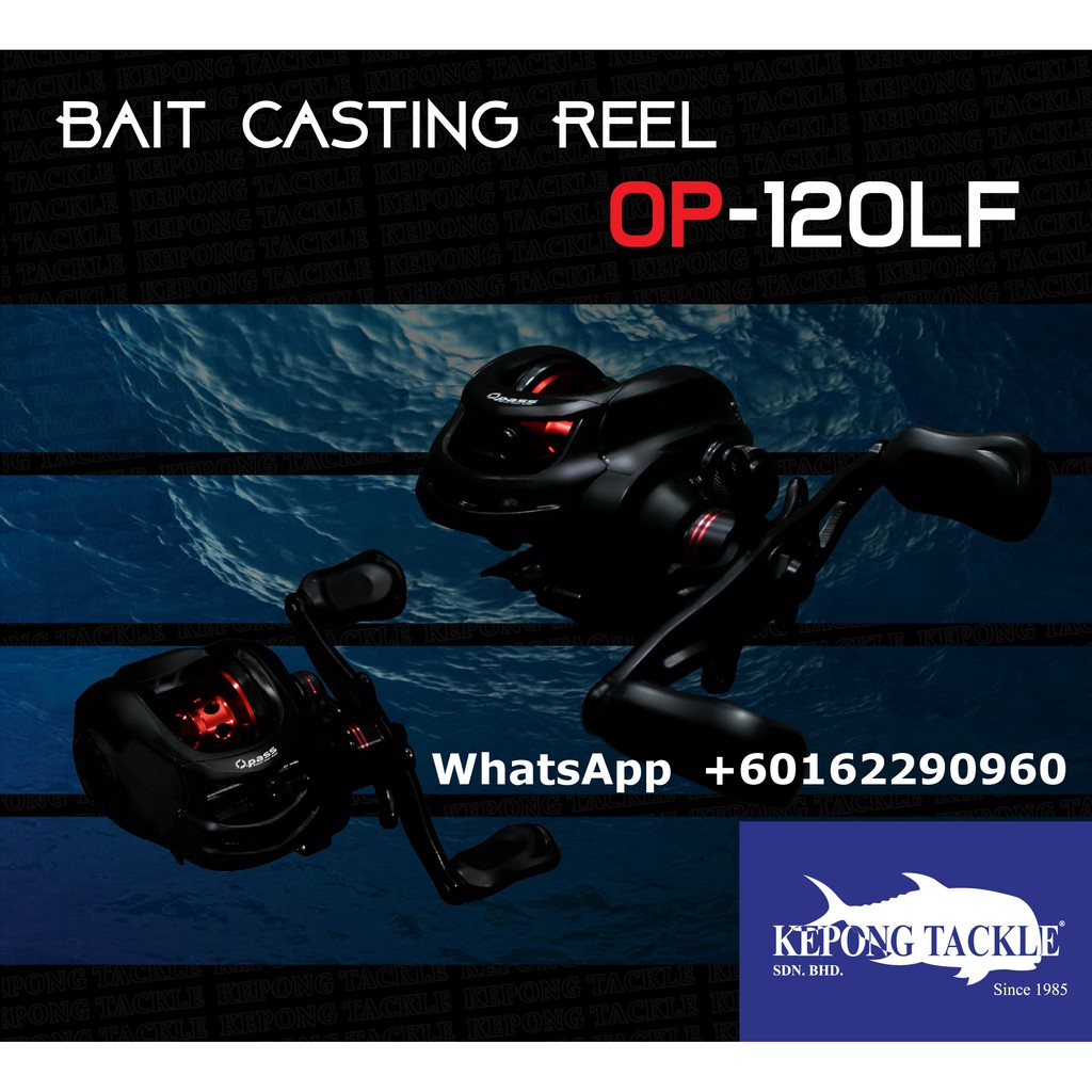 Opass Fishing reel OP-120LF LEFT Baitcasting Fishing Reel free