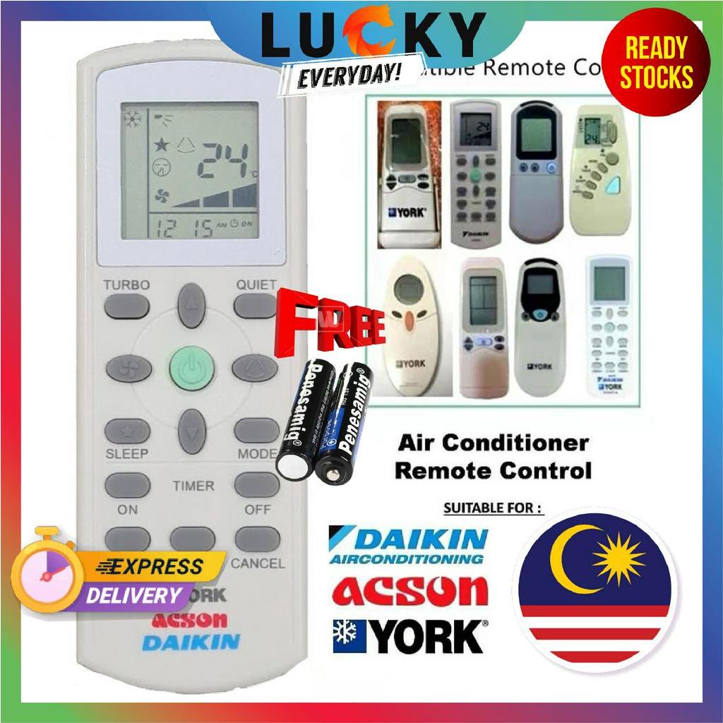 Offer Daikin York Acson Aircond Air Cond Remote Control Daikin York