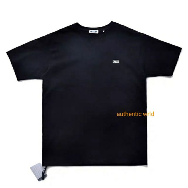 Kith Small Box Logo Tee Bogo T Shirt Black White Shopee Malaysia