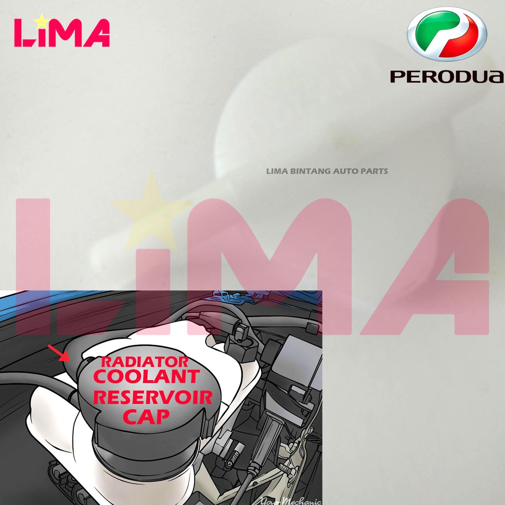 PERODUA MYVI RADIATOR SPARE TANK CAP *ORIGINAL* | Shopee Malaysia