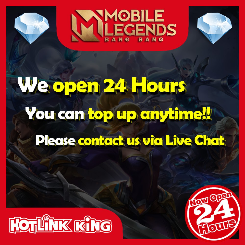 MOBILE LEGENDS Diamond MY | 24 Hour Instant Top Up | 100% Legit Top Up ...