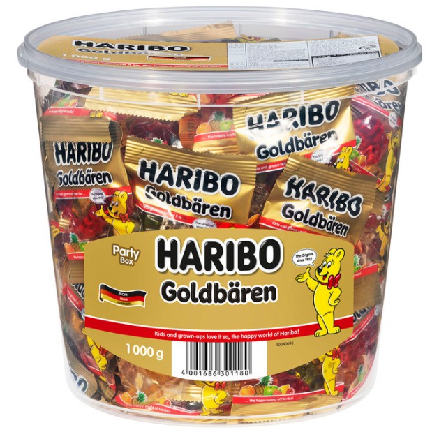 HARIBO Goldbaren Jelly Gummy 1000g | Shopee Malaysia