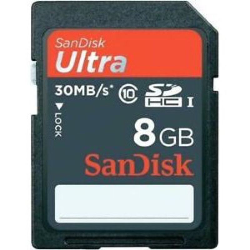SANDISK ULTRA SDHC 8GB 30MB/s 200x Class 10 Memory Card (Original ...