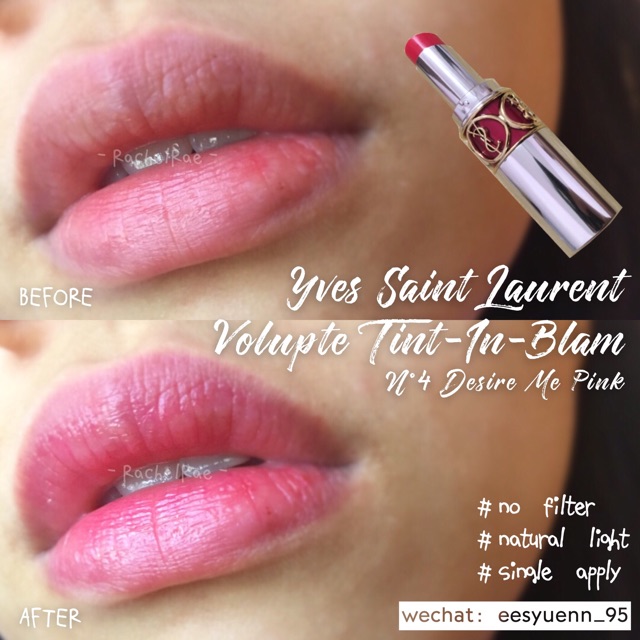 Clearance Authentic Ysl Volupte Tint In Balm N 4 Desire Me Pink YSL Shopee Malaysia