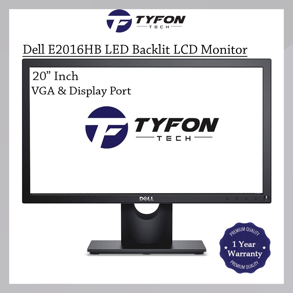 Dell 20" Inch Widescreen LED Backlit LCD Monitor E2016HB (Refurbished