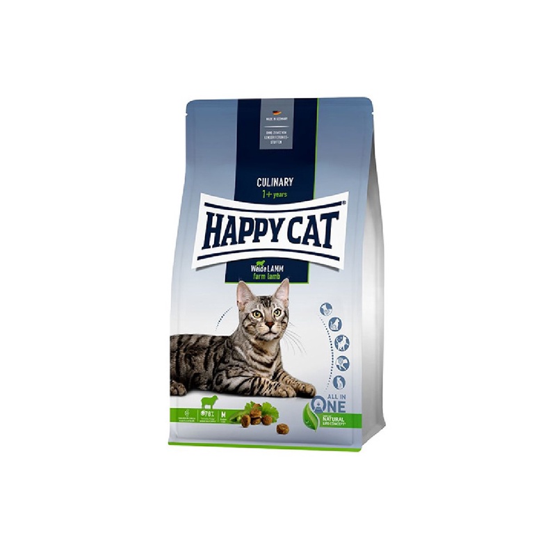 *Ready Stock* Happy Cat Adult Culinary Weide-Lamm 4kg (Farm Lamb ...