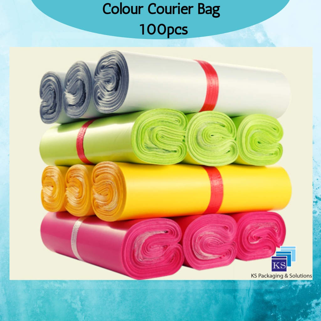 (100pcs) Colour Courier Bag (NO POCKET) Shopee Malaysia