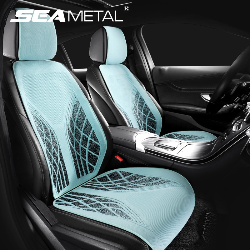 SEAMETAL Knitted Car Seat Cover FLYKNIT TECHNOLOGY Seats Cushion Comfortable Breathable Full Set