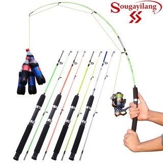 Sougayilang Fishing Rod Combo 2.1M 4 Sections 2-6LBs Fishing Pole