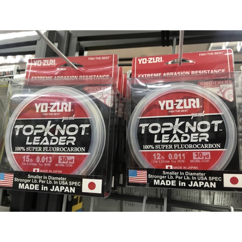 yozuri top knot leader flurocarbob Shopee Malaysia