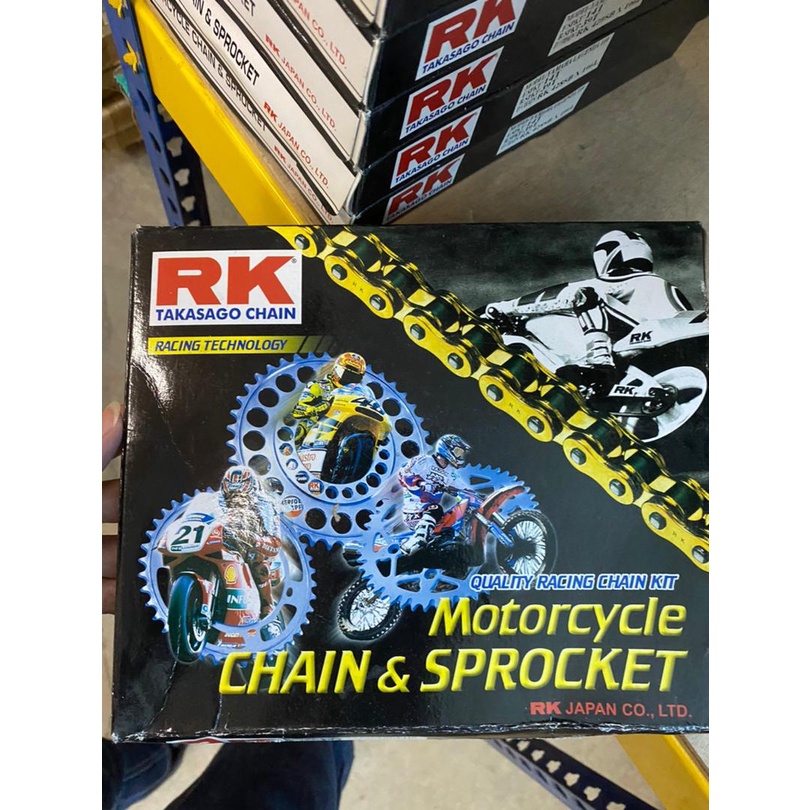 RK Chain & Sprocket Kit for Modenas Jaguh (15T, 40T / 42T) Shopee