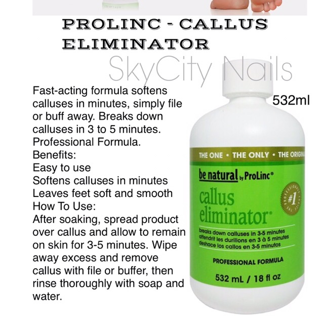 ProLinc Fast Acting Callus Eliminator, 4 Fl Oz (Pack of 1)