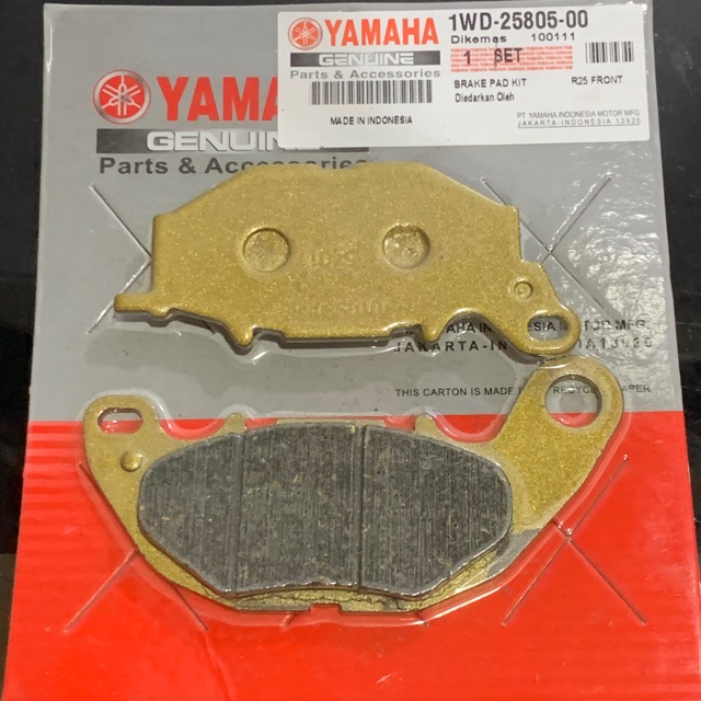 YAMAHA MT-25 / R25 / XMAX 250 DISC BRAKE PAD FRONT & REAR / YAMAHA R25 ...