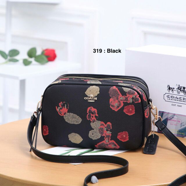 Coach 319 floral slingbag Shopee Malaysia
