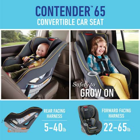 Graco contender 65 cheap rear facing