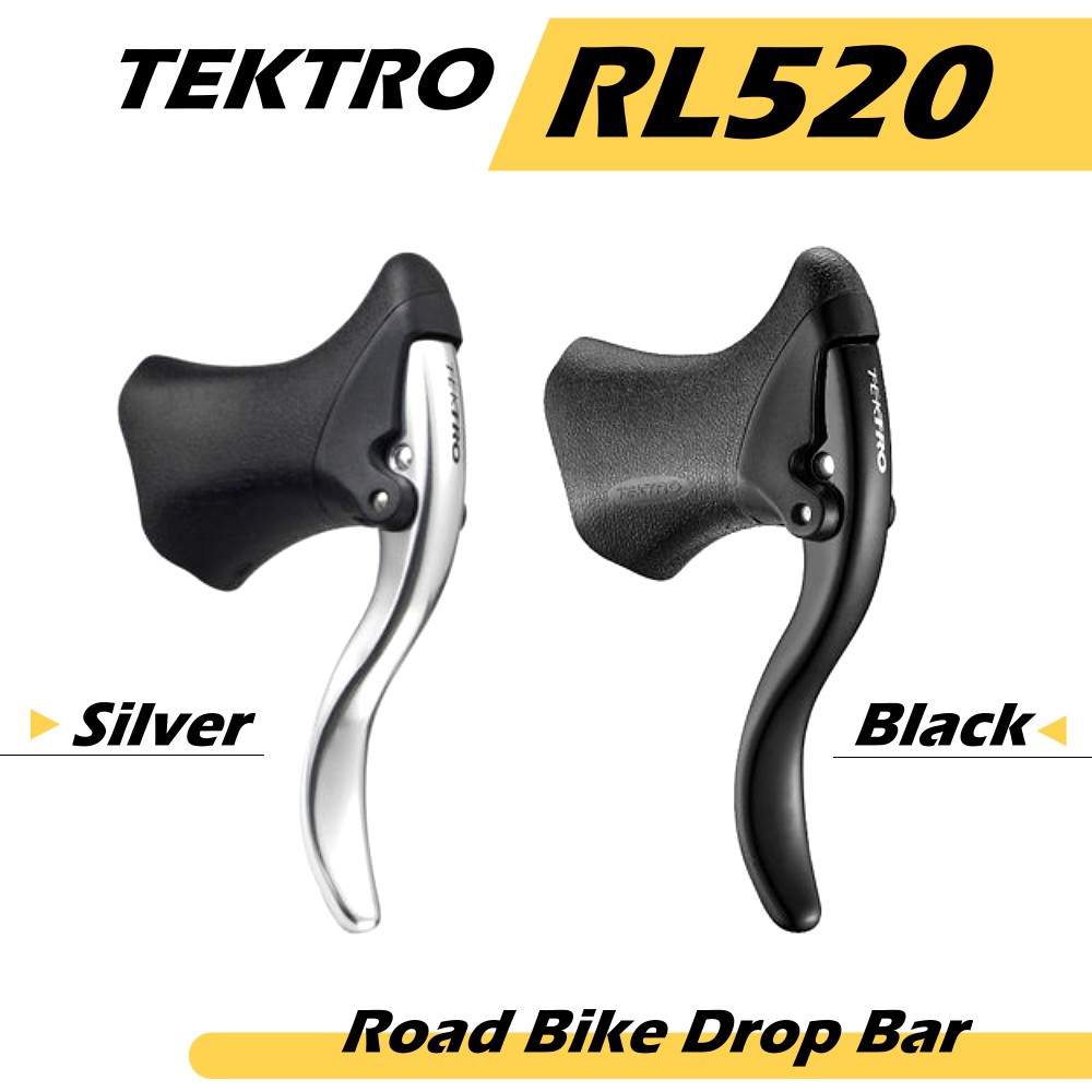 TEKTRO RL520 Road Bike Drop Bar Brake Levers Set for Linear Pull