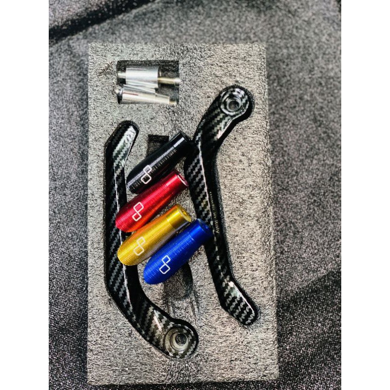 Universal Lever Guard Lightech Design Carbon Fibre Y15 RS150 LC135 R15 ...