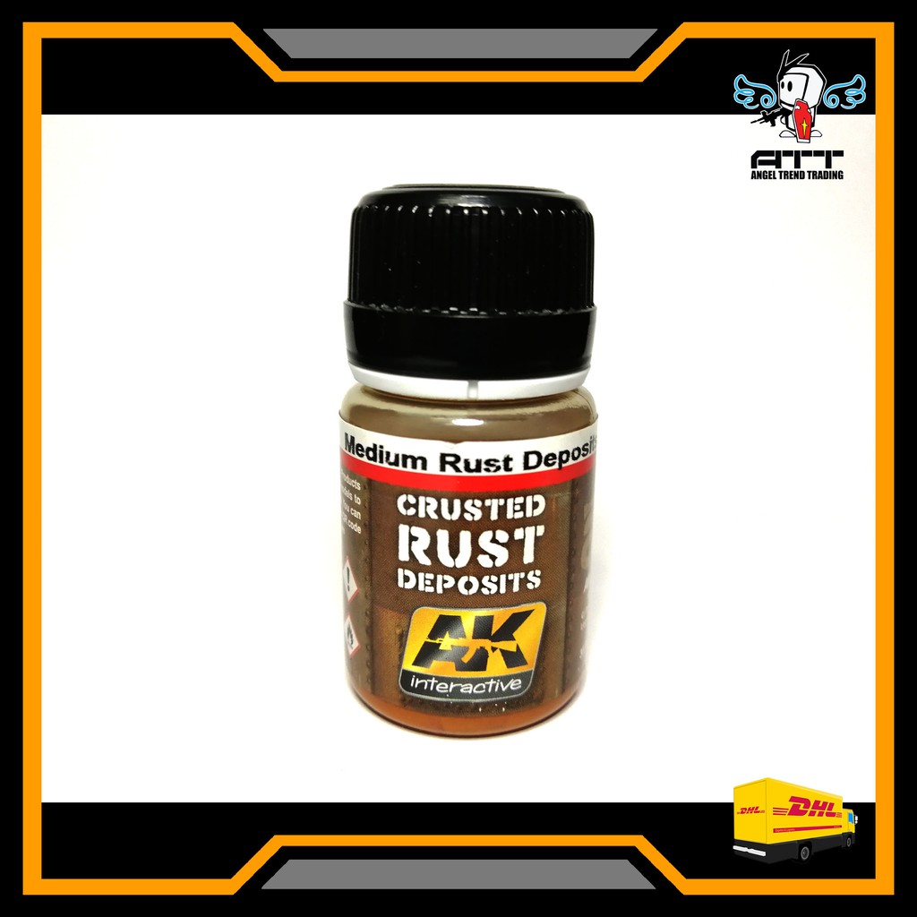 AK4112 MEDIUM RUST DEPOSITS 35ML (Gunpla Gundam Paint Model Kit Resin ...