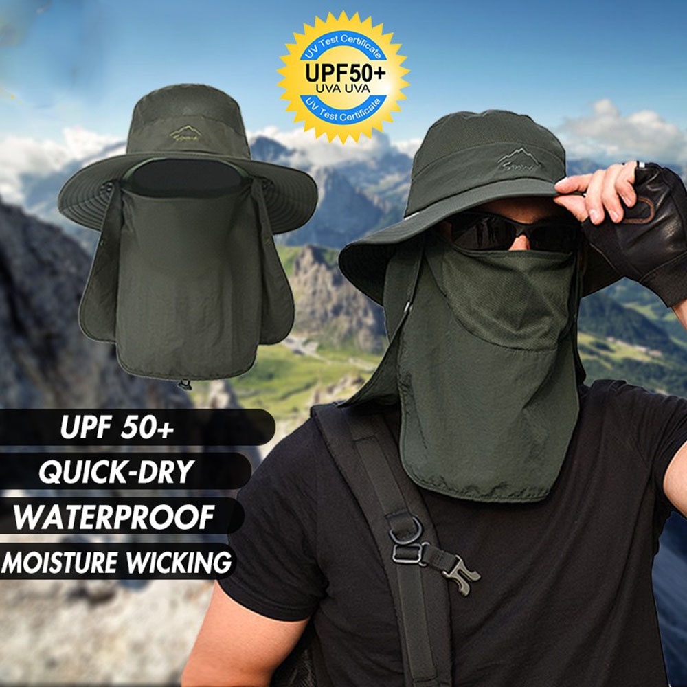 Buy Wholesale China Upf 50+ Sun Hats Male Outdoor Breathable Hiking Fishing  Cap With Neck Flap Uv Protection Bucket Hat & Upf 50+ Bucket Hat at USD 2.5
