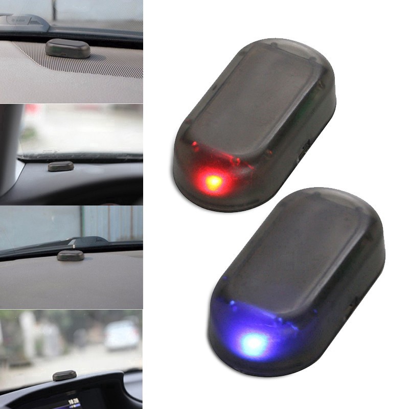 Ready stock Universal Car Solar Power Simulated Dummy Alarm Warning Car
