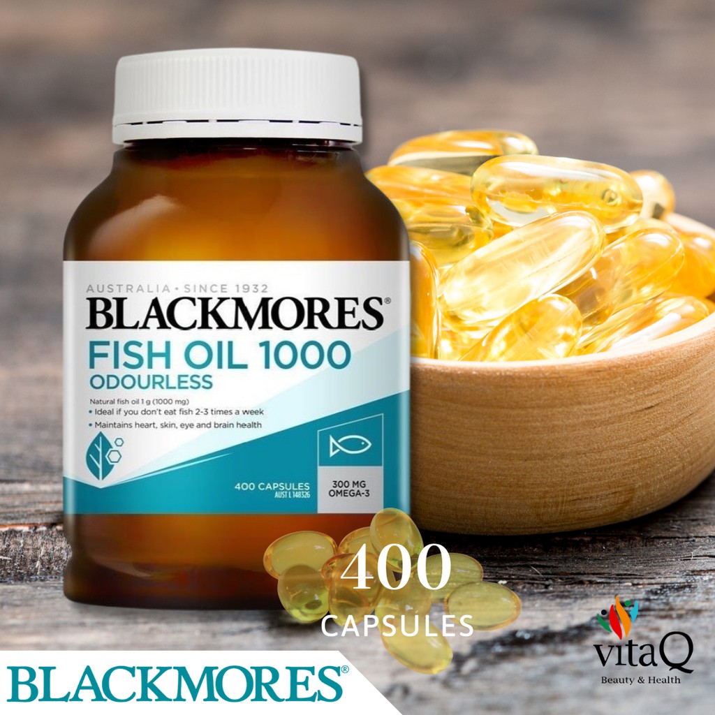 Blackmores fish oil 1000mg 400 outlet capsules