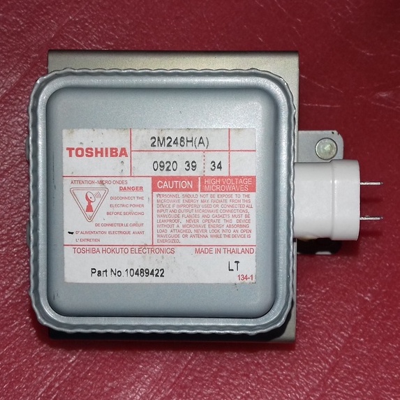 TOSHIBA 2M248H(A) MAGNETRON 2M248H(A) MENUMASTER MICROWAVE OVEN ...