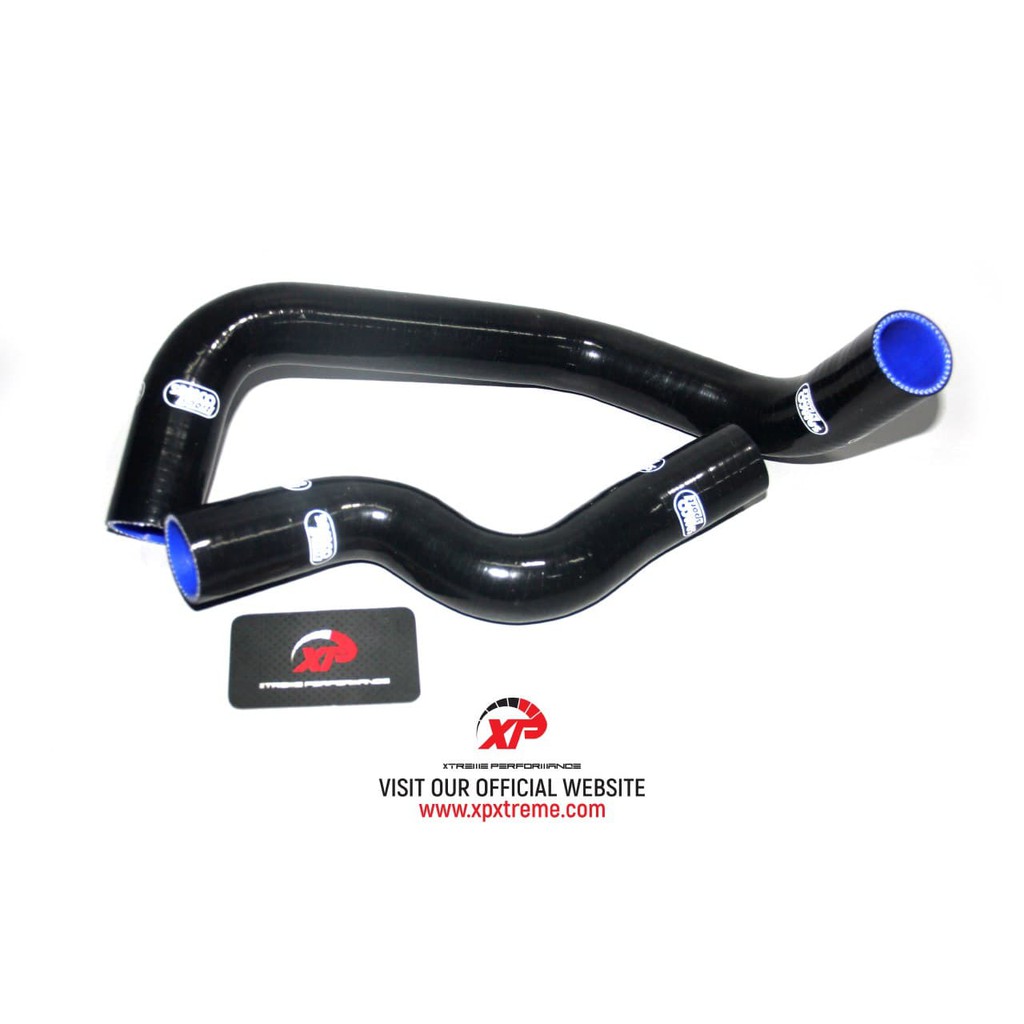 SILICONE RADIATOR HOSE PROTON MITSUBISHI GSR CK SAMCO BLACK (2PCS