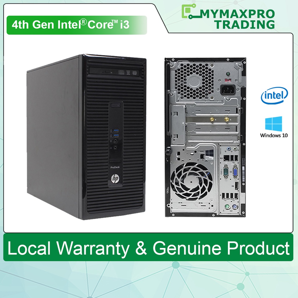 PC i3 HP ProDesk 400 G2 MT Intel Core i3 (4th Gen) / 8GB RAM / 240GB ...