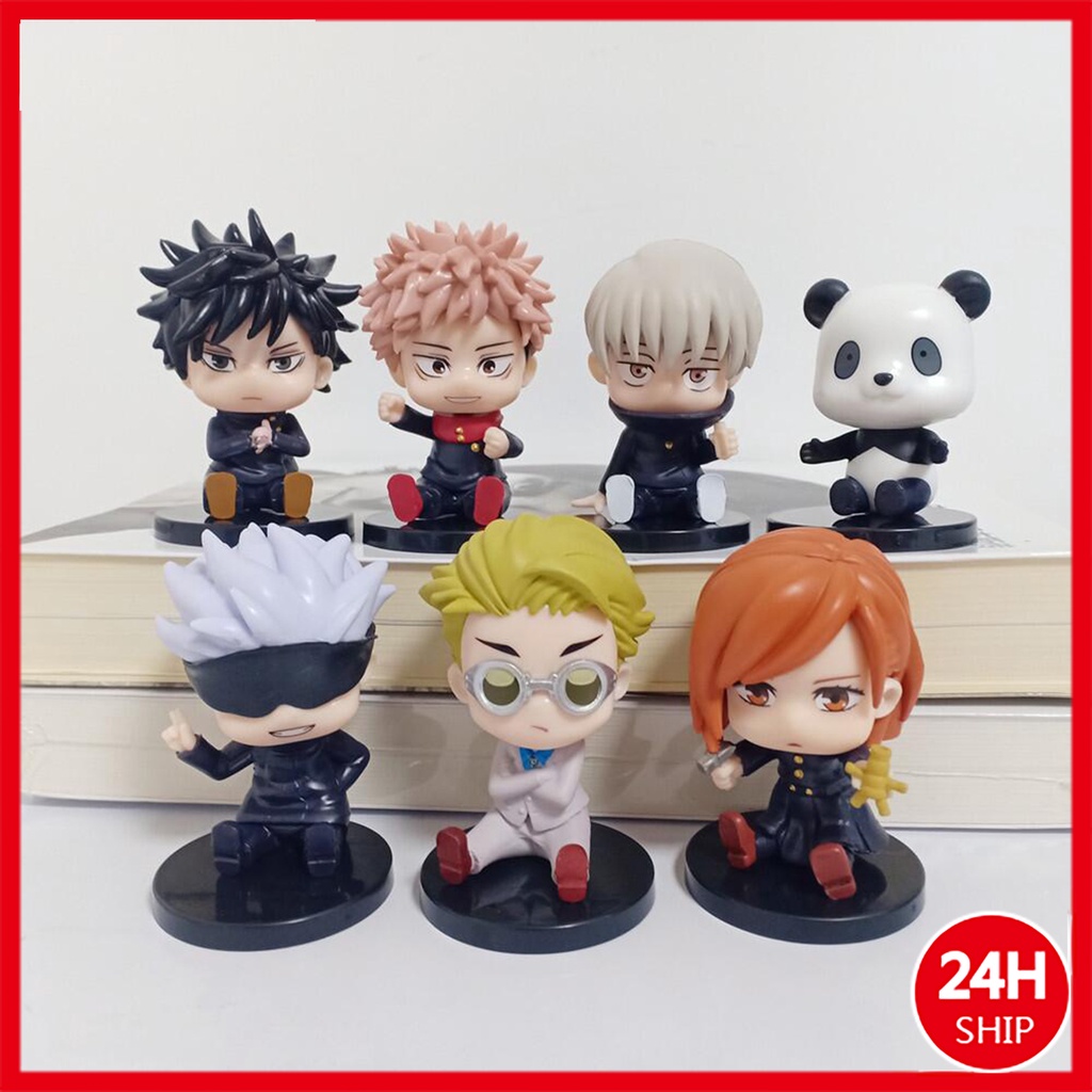 【Ready Stock】7pcs/set 7CM Jujutsu Kaisen Mini Figure Megumi/Itadori ...