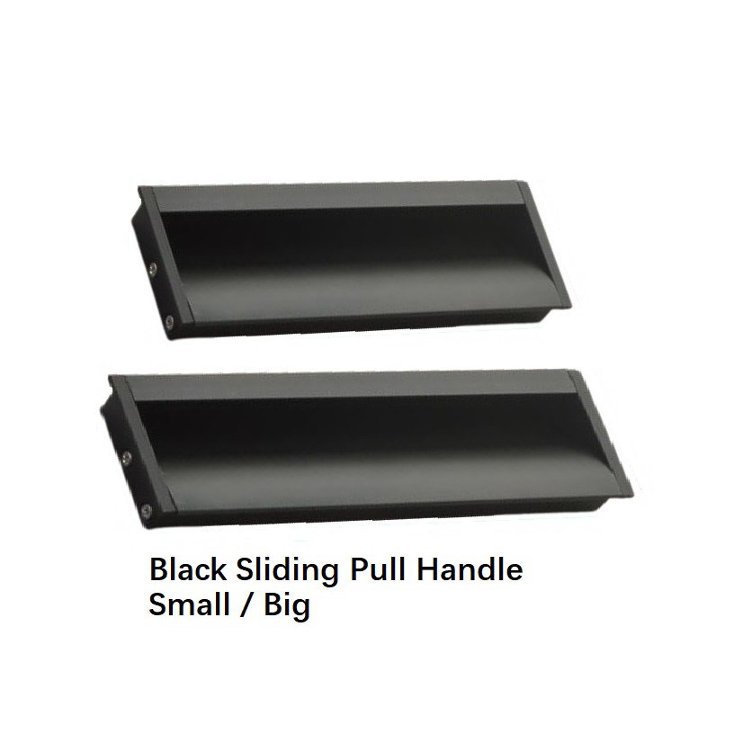 Extra Wide Black Sliding Pull Handle - Big / Small | Shopee Malaysia