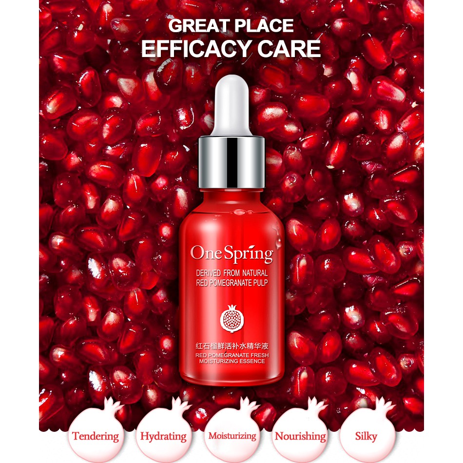 One Spring Famous Pomegranate Serum Red Bottle 15 Ml.guaranteed Genuine ...