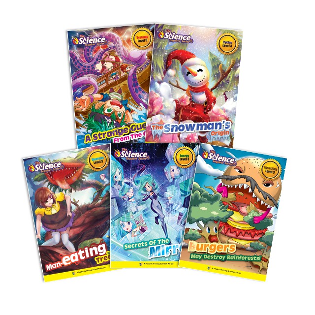 The Science Inquirer Series Level 3 Issue 1 to 5 | Shopee Malaysia