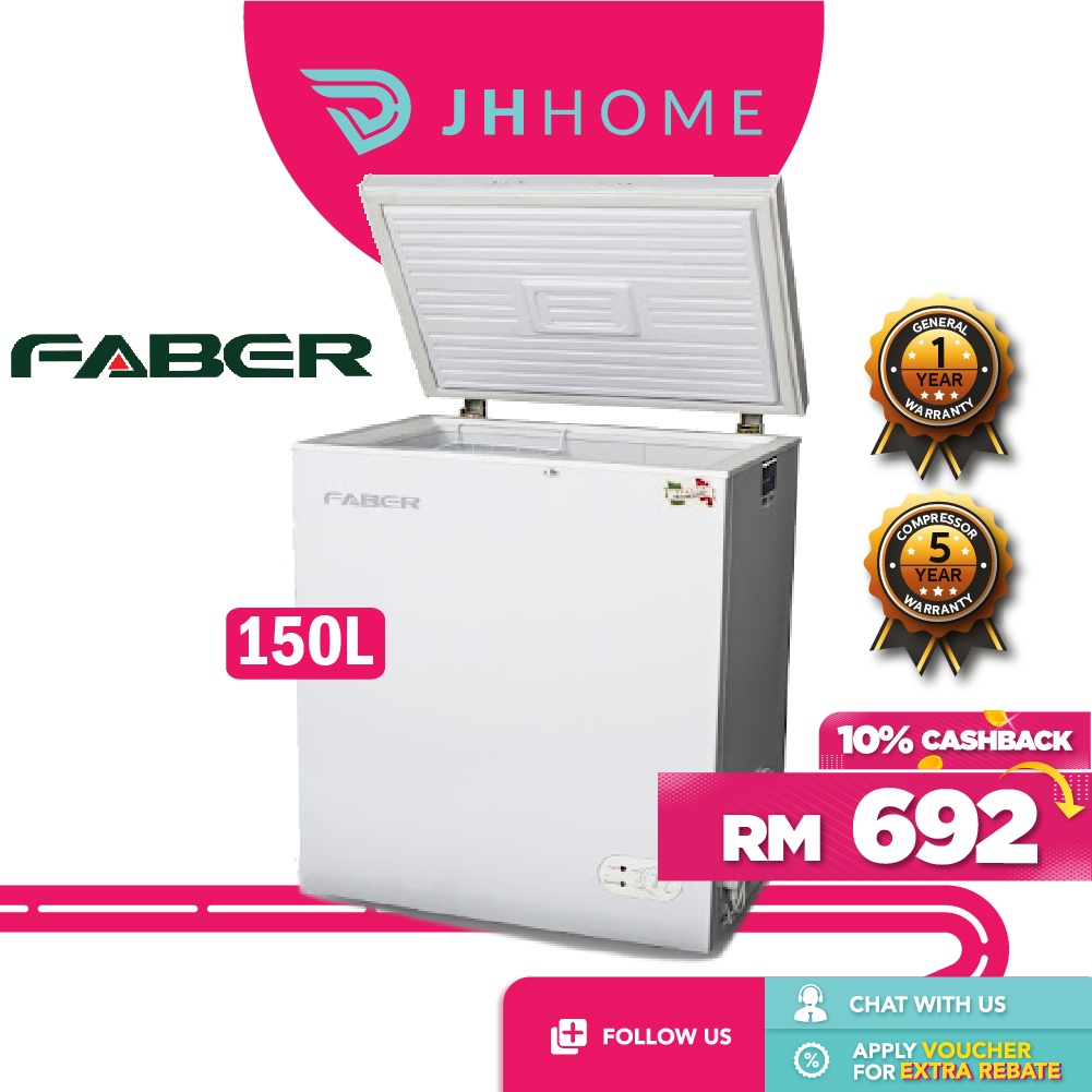 Faber Net Duo Function Chest Freezer/Fridge (150L) FZ-F178 (N) | Shopee ...