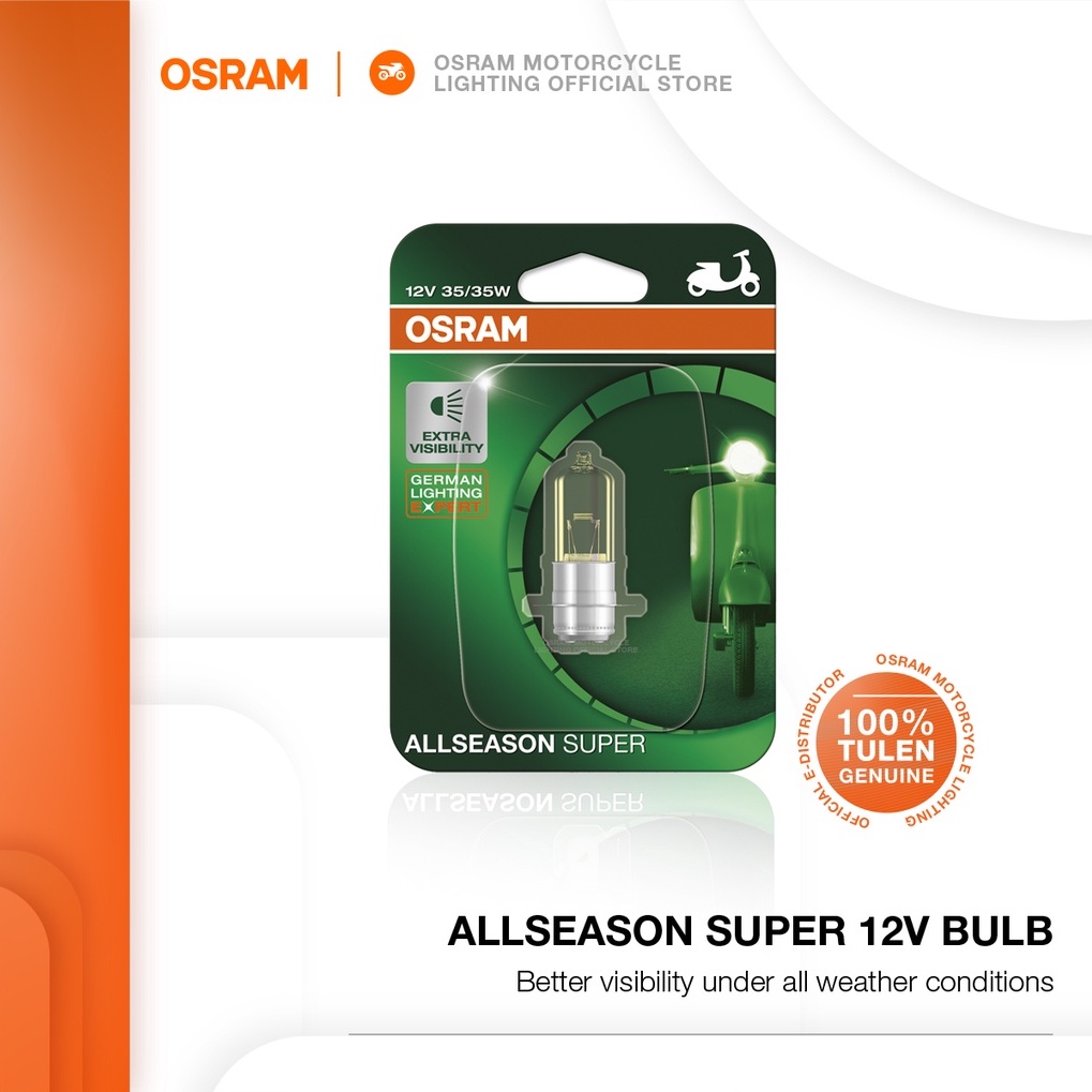 OSRAM Allseason Super M5 T19 Halogen Bulb (12V/35/35W) | Shopee Malaysia