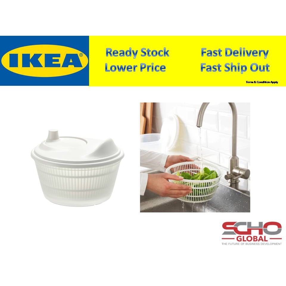 IKEAUPPFYLLD salad spinner WHITE Shopee Malaysia