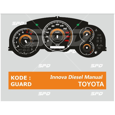 Panel meter Custom Toyota Innova Diesel 2005 Manual Edisi 2 | Shopee ...