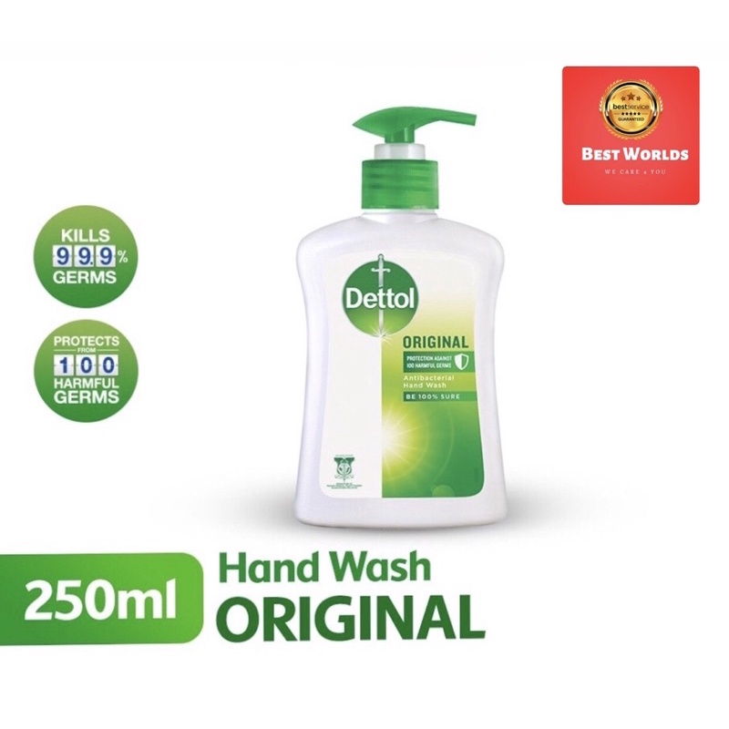 Dettol Hand Wash Antibacterial Original (250ml) Shopee Malaysia