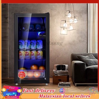 Ice Bar Beverage Small Refrigerator Transparent Glass Door Small Juice Bar  Small Home Office - AliExpress