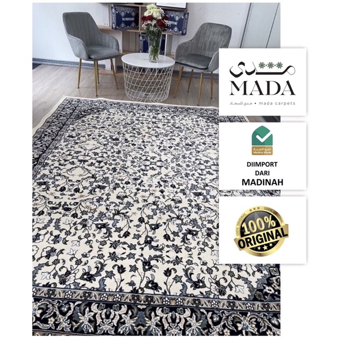 Raudhah Home Carpet inspired by Masjid Nabawi Madinah (1 roll 1 order ...